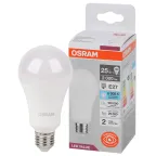                  Лампа светодиодная LED Value Грушевидная 25Вт (замена 200Вт), 2000Лм, 6500К, цоколь E27 OSRAM
               