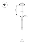 Светильник светодиодный OXOR-SHADL-O-500x800-35W Day4000 (BK, 120 deg, 230V) IP65 (ARL, IP20 Металл, 5 лет)