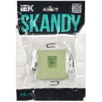 SKANDY Розетка компьютерная RJ45 кат.6 SK-K02G мятный IEK