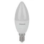 Лампа светодиодная LED 7 Вт E14 6500К 560Лм свеча 220 В (замена 60Вт) OSRAM упак 5 шт