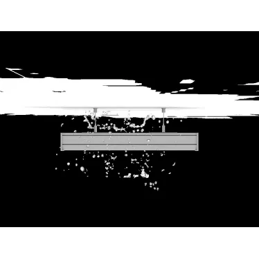 Светильник светодиодный Mercury Pro подвесной 48 Вт 4000 К 1010х65х65 мм IP54 RAL9005 черный муар с рассеивателем опал, с декоративным проводом 2 м и комплектом подвесов 2 м аварийный автономный постоянного действия