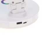 Светильник настольный с RGB-ночником LED 12Вт белый с диммером