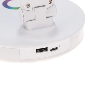 Светильник настольный с RGB-ночником LED 12Вт белый с диммером
