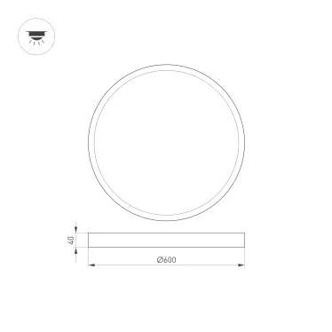 Блок питания ARJ-SN-44500-PFC-DALI-R (20W, 9-40V, 0.5A) (Arlight, IP20 Пластик, 3 года)
