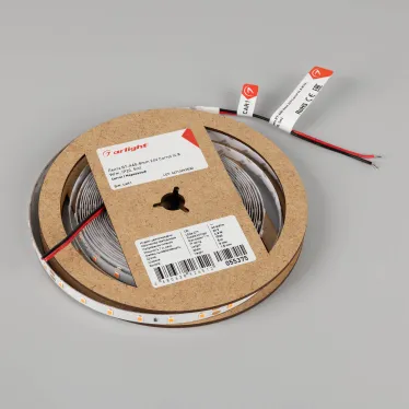 Лента светодиодная RT-A60-8mm 24V Carrot (4.8 W/m, IP20, 5m) (ARL, 60 LED/m)