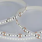 Гибкая светодиодная лента на самоклеящейся основе. ULS-2835-180LED/m-10mm-IP20-DC24V-17W/m-5M-6500K Катушка 5м. в герметичной упаковке. Дневной свет (6500K). ТМ Uniel