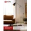Светильник напольный под лампу ТНО 01К-Е27Ч 230В черный плафон, черный корпус IN HOME