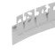 Профиль PLINTUS-FANTOM-BENT-H20-SIDE-2000 WHITE (ARL, алюминий)