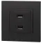 Устройство зарядное USB, 5В-2100мА, Эра Elegance, антрацит, 14-4110-05