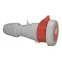 Мобильная розетка - P17 Tempra Pro - IP 66/67 - 380/415 В~ - 32 A - 3К+Н+З | 555419 | Legrand