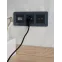BRITE Рамка 3 поста РУ-3-2-Бр стекло графит RE IEK