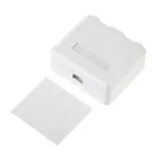 Корпус настенной розетки под 2 модуля Keystone Jack белый