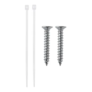 Корпус настенной розетки под 2 модуля Keystone Jack белый