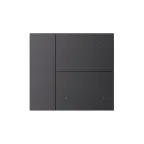 Накладка панели INTELLIGENT ARLIGHT KNX-23-3G-SUF Dark Grey (Backlight) (IARL, IP20 металл, 2 года)