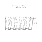 Металлорукав в ПВХ изоляции Р3-ЦП-НГ-LS-38 с/з (25м/уп)