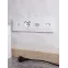 BRITE Рамка 4 поста РУ-4-2-Бр стекло белый RE IEK