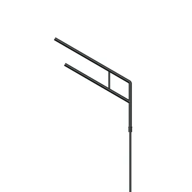 Кронштейн OXOR-SG2-1500x76-L1500 BLACK (ARL, Сталь)