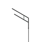 Кронштейн OXOR-SG2-1500x108-L1500 BLACK (ARL, Сталь)