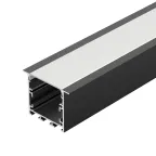 Профиль LINIA49-F-M-3000 BLACK (ARL, Алюминий)