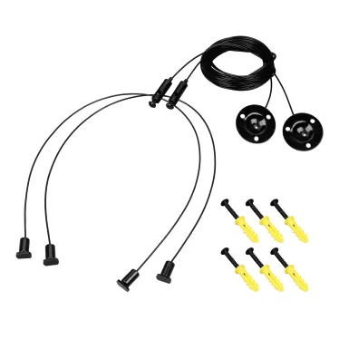 Подвес LINE-6070 2x4m Set BLACK (Pad 9x2mm) (ARL, Металл)
