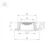 Профиль LINE-2308-F-2000 WHITE (ARL, Алюминий)