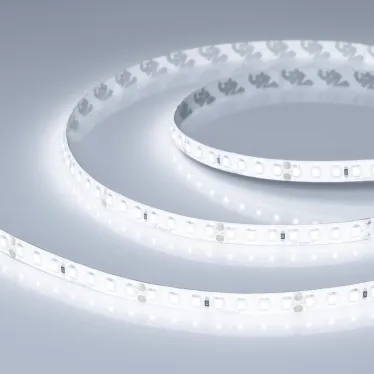 Лента светодиодная герметичная RTW-SE-A140-8mm 24V White6000 (5 W/m, IP65, 5m) (ARL, 2 года, 140 LED/m)