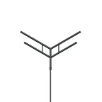 Кронштейн OXOR-SY4-3000x108-L1500 BLACK (ARL, Сталь)