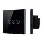                  Выключатель сенсорный SWT-OMALI-S03-ZB-BK 250V, 10A, Zigbee Стекло
               