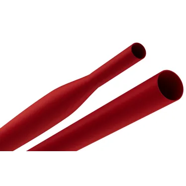 Трубка термоусадочная ТТУ нг-LS 12/6 красная в отрезках по 1 м NO-224-451
