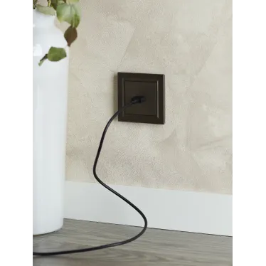 BRITE Розетка HDMI РHDMI-0-БрТБ темная бронза