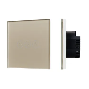 Выключатель сенсорный SWT-OMALI-S03-ZB-GD 250V, 10A, Zigbee Стекло