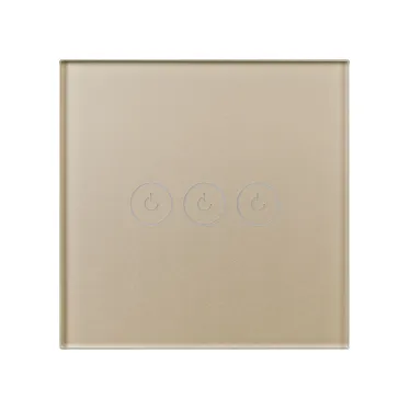 Выключатель сенсорный SWT-OMALI-S03-ZB-GD 250V, 10A, Zigbee Стекло