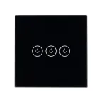 Выключатель сенсорный SWT-OMALI-S03-ZB-BK 250V, 10A, Zigbee Стекло