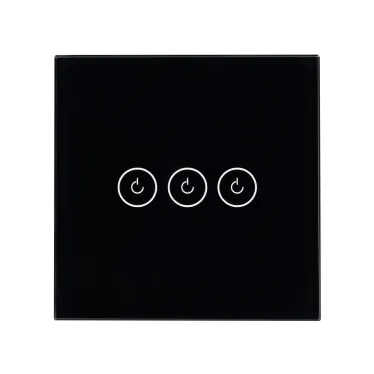 Выключатель сенсорный SWT-OMALI-S03-ZB-BK 250V, 10A, Zigbee Стекло