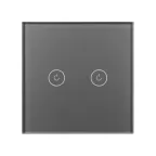 Выключатель сенсорный SWT-OMALI-S02-ZB-GR 250V, 10A, Zigbee Стекло