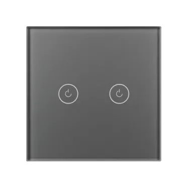 Выключатель сенсорный SWT-OMALI-S02-ZB-GR 250V, 10A, Zigbee Стекло