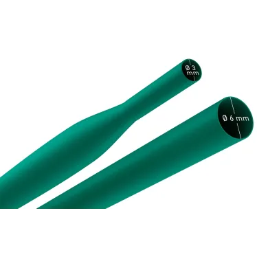 Трубка термоусадочная ТТУ нг-LS 6/3 зелёная в отрезках по 1 м. NO-224-429