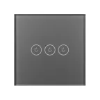 Выключатель сенсорный SWT-OMALI-S03-ZB-GR 250V, 10A, Zigbee Стекло