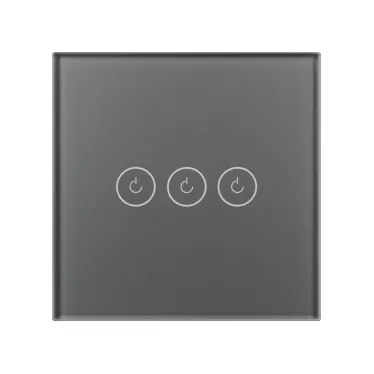 Выключатель сенсорный SWT-OMALI-S03-ZB-GR 250V, 10A, Zigbee Стекло