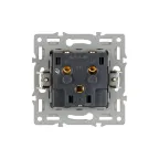 Механизм розетки влагозащищённый SCT-MCP-PL-BK 250V, 16A