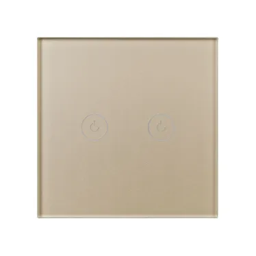 Выключатель сенсорный SWT-OMALI-S02-ZB-GD 250V, 10A, Zigbee Стекло