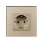 Розетка электрическая с Zigbee управлением SCT-OMALI-EUZB1-PL-GD 240V, 16A, Zigbee
