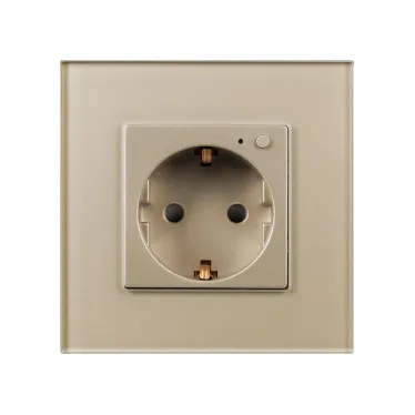 Розетка электрическая с Zigbee управлением SCT-OMALI-EUZB1-PL-GD 240V, 16A, Zigbee