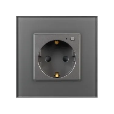 Розетка электрическая с Zigbee управлением SCT-OMALI-EUZB1-PL-GR 240V, 16A, Zigbee