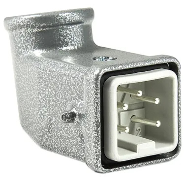 Вилка Emas 5 полюсов, 10А, боковой ввод