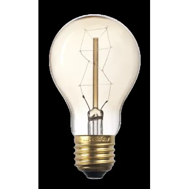 Лампа накаливания ЛОН  60Вт E27 230В RETRO A60 GOLD | 5009929 | Jazzway