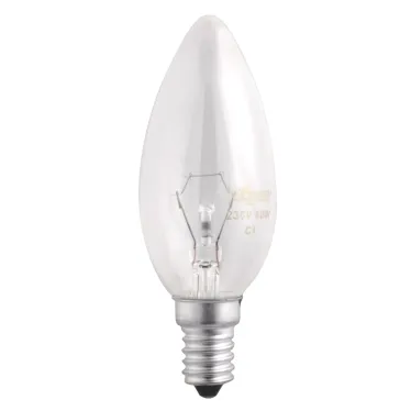 Лампа накаливания B35 240V 40W E14 clear