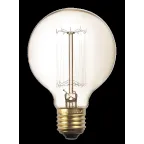 Лампа накаливания ЛОН  60Вт E27 230В RETRO G80 GOLD | 5009981 | Jazzway