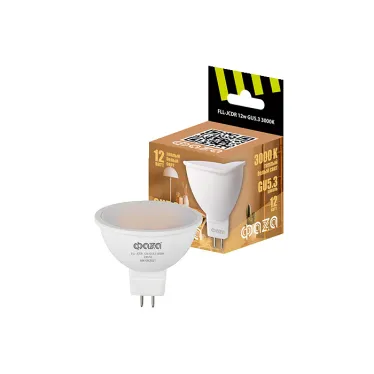 Лампа светодиодная LED 12Вт 3000K GU5.3 230/50