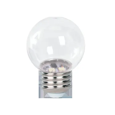 Лампа светодиодная шар прозрачный PLED- ECO- G45 3w E27 2700K CLEAR Jazzway